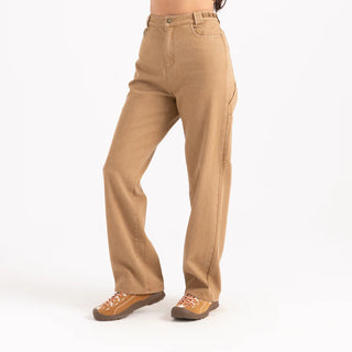 Roark HWY 1 Pant in Otter with utility pockets and relaxed straight-leg fit.