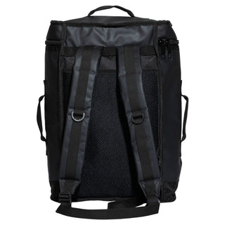 Spitfire Classic '87 Box Pack Backpack in Black/Black with skateboard straps