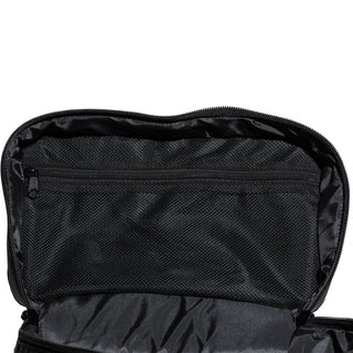 Spitfire Classic '87 Box Pack Backpack in Black/Black with skateboard straps