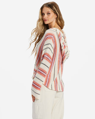 Billabong Baja Beach Hooded Sweater, relaxed design, cozy comfort, perfect for casual wear.