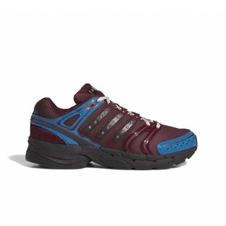 adidas Originals Adistar Control 5 "Hardies" in Aurora Ruby/Maroon/Dusky Ink — 00s running-inspired silhouette with open mesh upper, Adiprene+ forefoot cushioning, 3-Stripes, and Badge of Sport logo