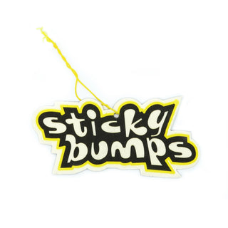 Sticky Bumps Banana air freshener with surf wax scent