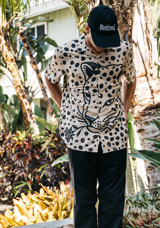 Duvin's Big Cat Buttonup: super lightweight, stretchy fabric, anti-wrinkle, easy wash and dry, stylish design.