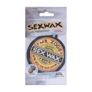 Sexwax Coconut Scented Air Freshener for car or home, tropical aroma.
