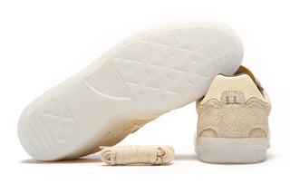 Converse CONS Louie Lopez Pro 2 skate shoes in Straw/Yellow, durable suede upper with CX foam cushioning, cupsole construction, Chuck Taylor-inspired outsole and Star Chevron branding