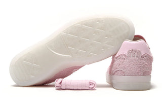 Converse CONS Louie Lopez Pro 2 skate shoes in Pink/Milk, durable suede upper with CX foam cushioning, cupsole construction, Chuck Taylor-inspired outsole and Star Chevron branding