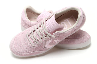 Converse CONS Louie Lopez Pro 2 skate shoes in Pink/Milk, durable suede upper with CX foam cushioning, cupsole construction, Chuck Taylor-inspired outsole and Star Chevron branding