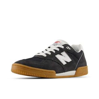 New Balance Numeric Tom Knox 600 skate shoes in Phantom/White, suede and mesh upper with FuelCell foam midsole and FantomFit upper, Tom Knox pro model