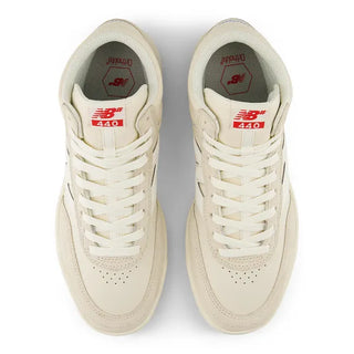 New Balance Numeric 440 High V2 Shoes - Timberwolf/White

