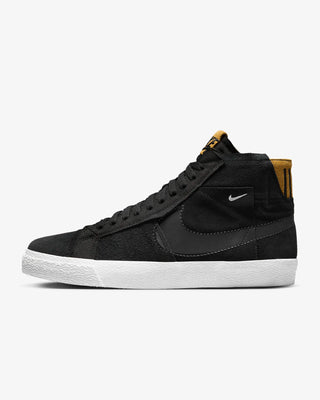 Nike SB Zoom Blazer Mid Premium Skate Shoes Black/White