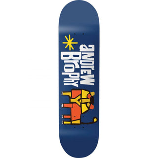 Girl Skateboards Andrew Brophy Pictograph Skateboard Deck - 8.6" width x 32.625" length, ideal for all skill levels.