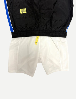 Duvin x Magic Nylon Short in Black — 100% lightweight nylon with built-in boxer-brief premium liner, elastic waistband, custom woven label back pocket, part of the limited Orlando Originals collaboration