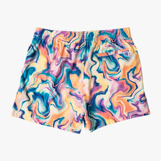 Duvin Marble Swim Shorts: quick-drying, stretchy fabric, versatile, convenient pockets, optional mesh liner.