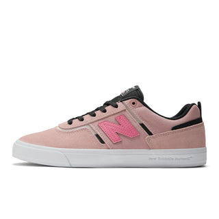 New Balance Numeric Jamie Foy 306 in Pink/Black with durable rubber underlays and vulcanized outsole