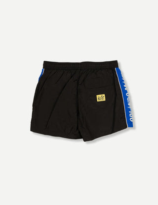Duvin x Magic Nylon Short in Black — 100% lightweight nylon with built-in boxer-brief premium liner, elastic waistband, custom woven label back pocket, part of the limited Orlando Originals collaboration
