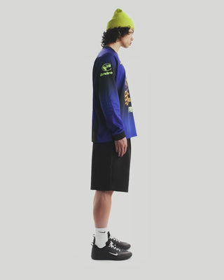 Nike SB Club 58 Keeper Jersey in Dark Concord with soccer-inspired design and relaxed fit.