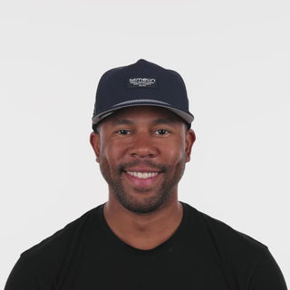 melin Coronado Brick Hydro Hat in Navy.