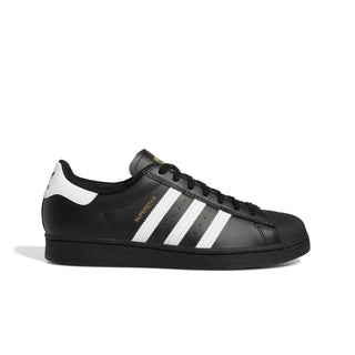 adidas Superstar in Black with a white background
