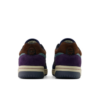 New Balance Numeric 480 x 35th North Shoes in NB Navy/Sea Salt — pig suede and mesh upper with FuelCell foam, reinforced toe cap, Ndurance rubber outsole, and heritage basketball-inspired low profile silhouette