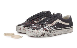 Vans LX Old Skool 36 Paint Splatter Shoes - Charcoal