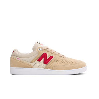 New Balance Numeric Brandon Westgate 508 skate shoes in Beige and Red colorway built for serious skaters