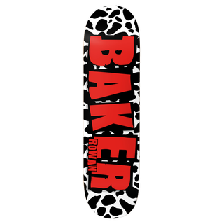 Baker Skateboards Rowan Zorilla Brand Logo Cow Deck 8.475 inch with mellow concave and 100% Hard Rock Canadian Maple construction