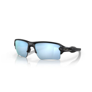 "Oakley Flak 2.0 XL Prizm Polar sunglasses in Matte Black frame with Prizm Deep Water Polar lenses — performance polarized sunglasses for water sports with UV400 protection"