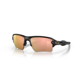 "Oakley Flak 2.0 XL Prizm Polar sunglasses in Matte Black frame with Prizm Rose Gold Polar lenses — polarized sport sunglasses for women with UV400 protection"