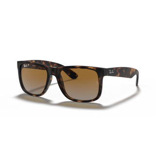 Ray-Ban Justin Classic Sunglasses - Matte Havana/Brown Grey Polar