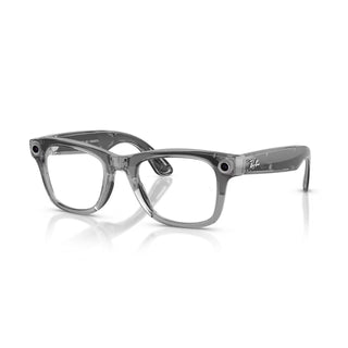 Ray-Ban Meta Wayfarer Gen 2 Transitions Glasses - Shiny Transparent Grey/Clear/Sapphire