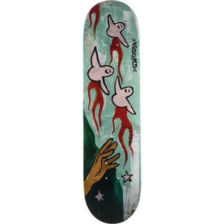 Krooked Firebirds Skateboard Deck 8.12" — 7-ply North American maple, standard popsicle shape, 32.00" length, 14.25" wheelbase, 7.00" nose, 6.75" tail