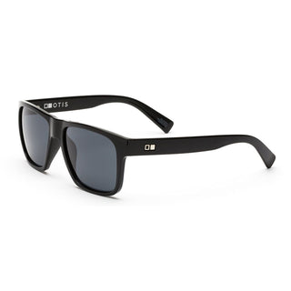 OTIS Life on Mars sunglasses, matte black frame, grey LIT lenses, lightweight and durable.