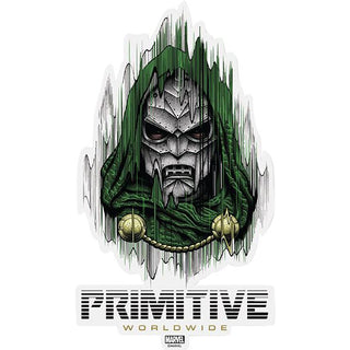 Primitive Doctor Doom Die-Cut Sticker