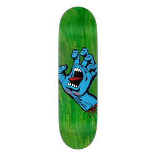 Santa Cruz Skateboards Screaming Hand graphic deck made from 7 ply North American Maple for exceptional strength and durability.