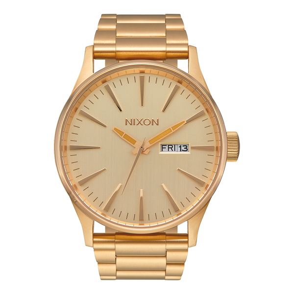 NIXON gold 時計 Corporal Stainless Steel Watch | Yellow Gold / Black | Men's