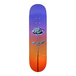 "April Skateboards Chrome Rose Colour fade skateboard deck 8.5 — vibrant color fade graphic, premium 7-ply maple construction"