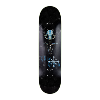 Clive Dixon Pro Skateboard Deck by Disorder, 8.125", with iconic graphic, assorted veneer.