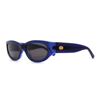 Crap Eyewear Funk Punk Sunglasses - Crystal Navy Bio/Grey