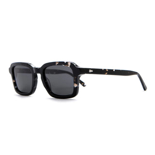 Crap Eyewear Heavy Tropix in Black Tortoise Bio/Polarized Grey — bioacetate aviator, polarized CR-39 lenses, 100% UV protection, adjustable temples, 5 barrel hinges, Rx-ready