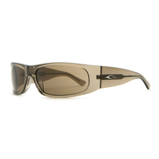 Crap Eyewear Speed Charm Sunglasses in Crystal Stone Bio/Earth — bioacetate wraparound frames with CR-39 lenses, 100% UVA/UVB protection, and spring hinges