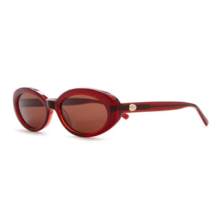 Crap Eyewear Sweet Leaf Sunglasses - Crystal Black Cherry/Amber