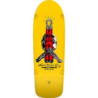 Powell Peralta 10” Skull & Nunchucks Bruce Lee deck with VCJ-style graphic and Bruce Lee signature detail.