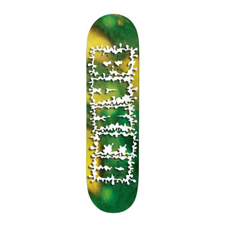 Jacopo Carozzi Library Card skateboard deck featuring graphic artwork by Kevin Spanky Long on natural wood with Baker branding