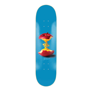 Disorder 8.5" Rotten Apple Mark Appleyard pro deck with limited heat transfer graphic and mixed color top veneer.
