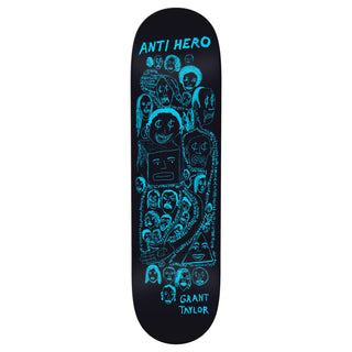 Antihero DBX Grant Expressions 8.38 skateboard deck with Bongo Hand Sun artwork and basalt-reinforced construction.