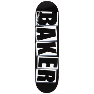 Baker Skateboards Brand Logo Deck 8.0" — mellow concave, classic shape, 100% Hard Rock Canadian Maple