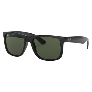 Ray Ban Justin Black Dark Green Sunglasses