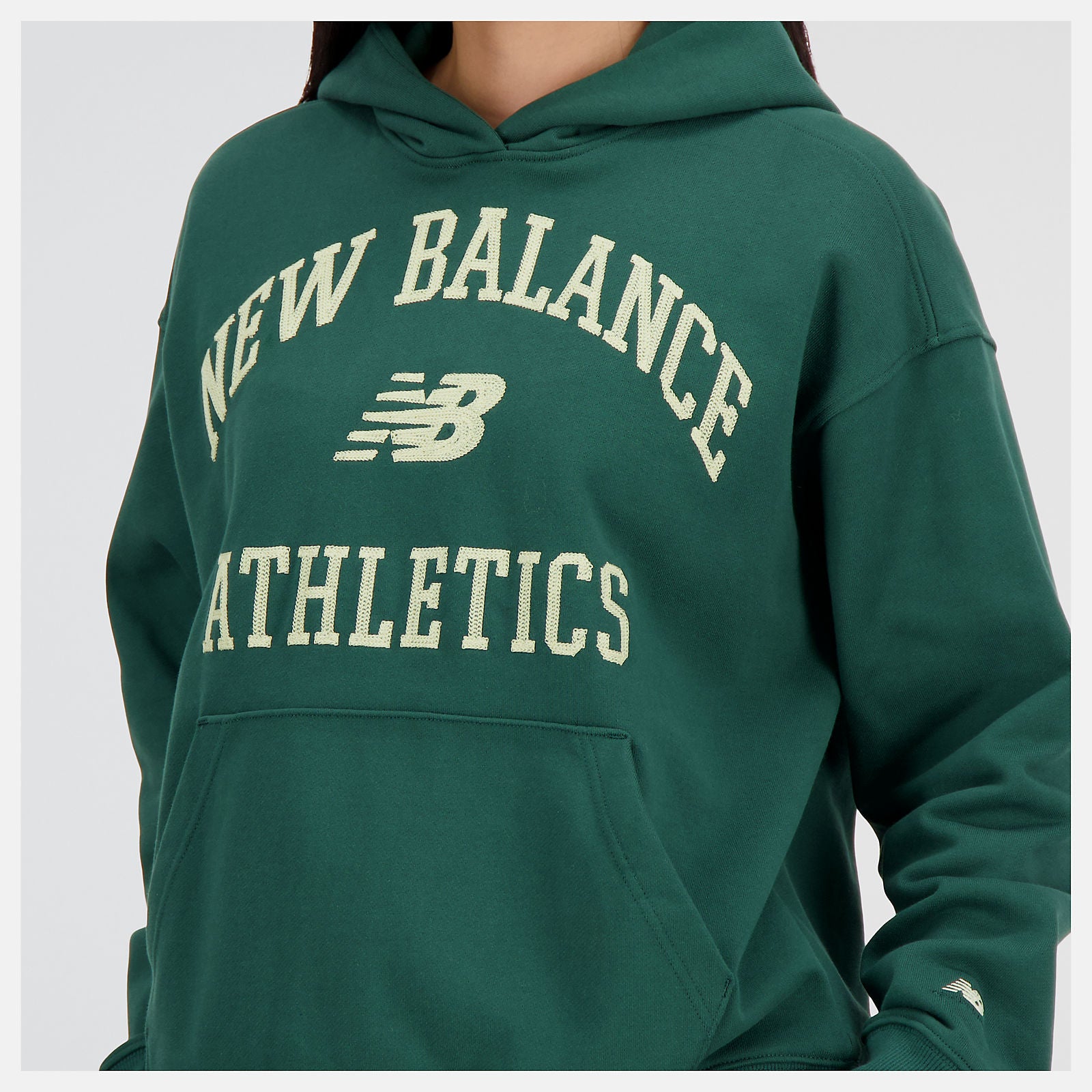 Buy New Balance Athletics Polar Fleece Full Zip Deep Olive Green