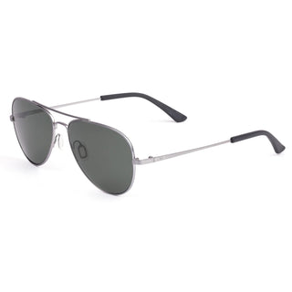 Otis Eyewear Drift Polarized Sunglasses Silver/Black Metal/Grey