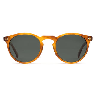 Otis Eyewear Omar Polarized Sunglasses Amber Tortoise/Grey